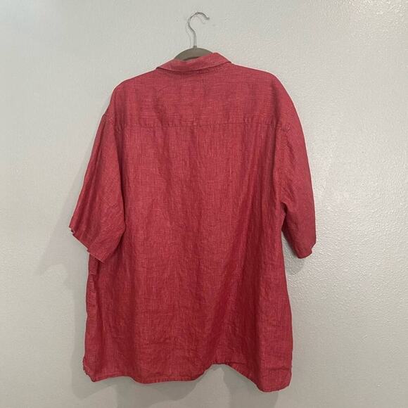 28 Palms Relaxed Fit Linen Button Down Sz XXL - Picture 9 of 11